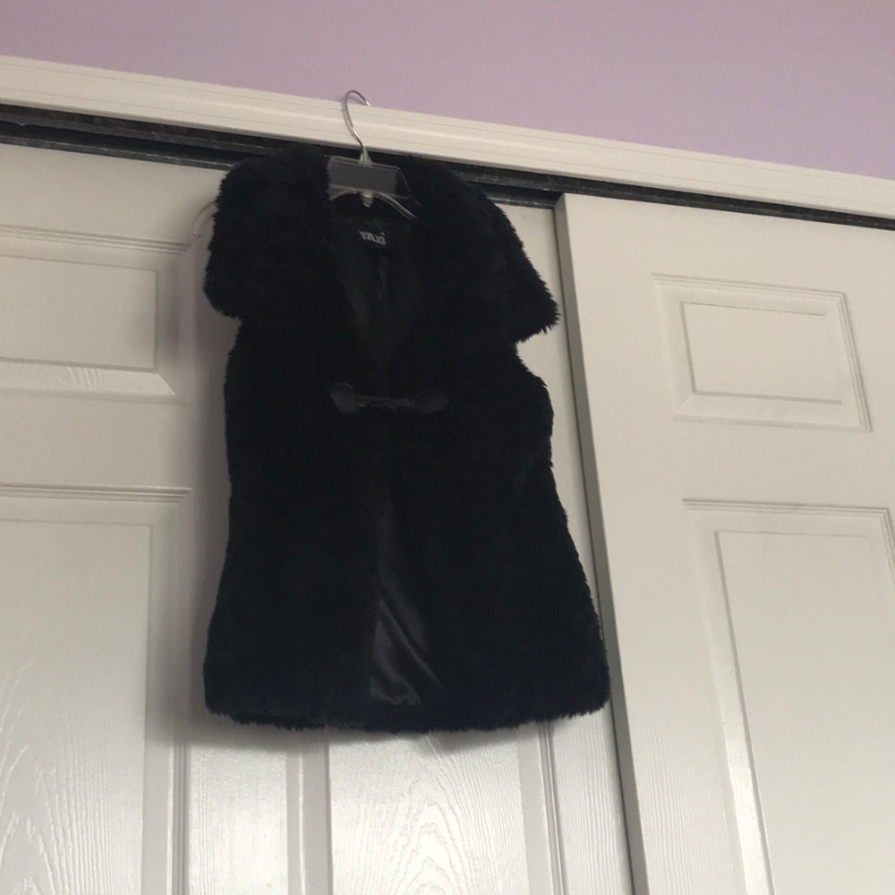 Faux fur vest